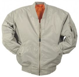 JACKET US MA1 FLIGHT SILVER