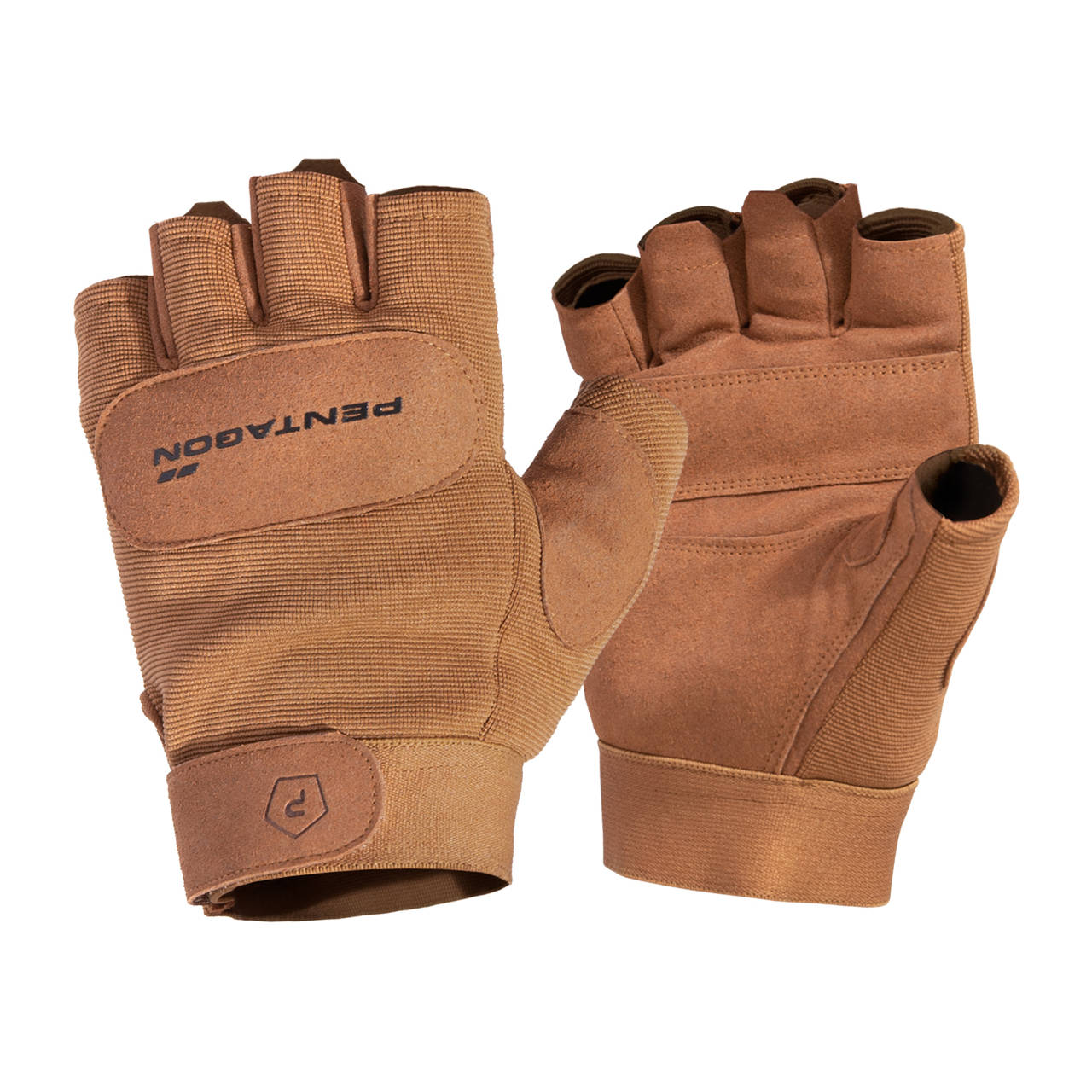 Fingerless Leather Tactical Black Gloves - Survival General