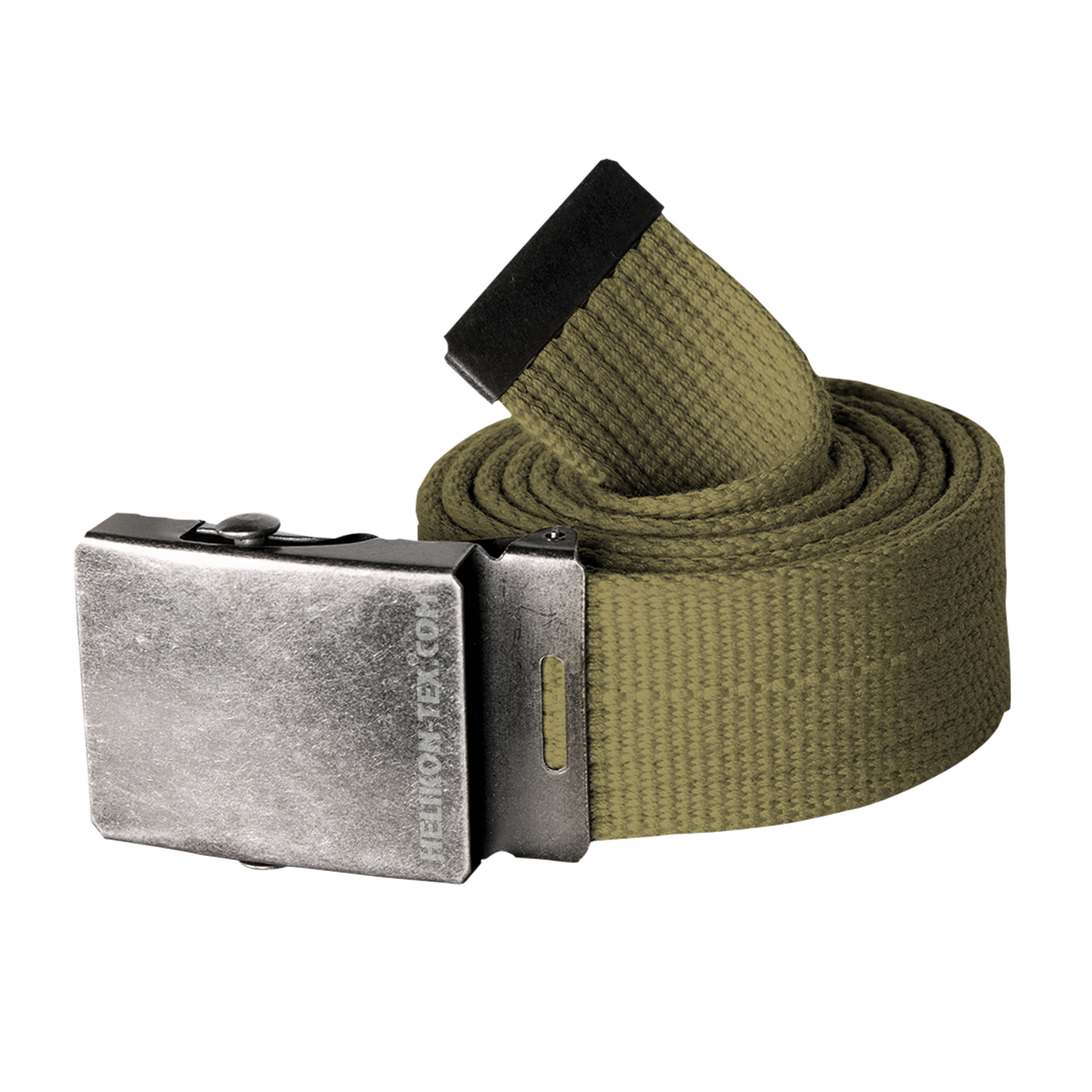 COTTON CANVAS BELT - WITH METAL BUCKLE - Helikon-Tex® - OLIVE GREEN