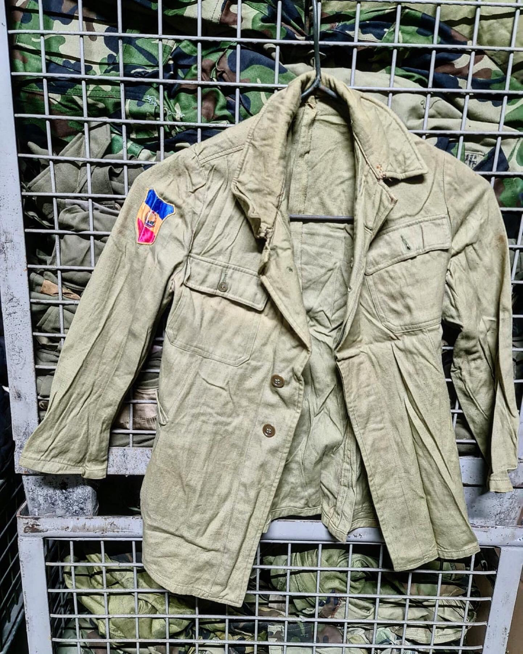 Romanian Army Camo Field Shirt from Hessen Surplus