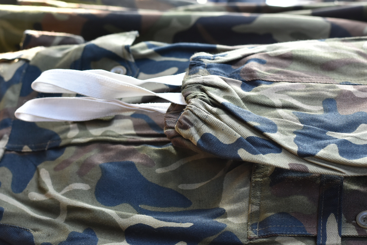 ROMANIAN MOSAIC CAMO SHIRT - 1990's era - ROMANIAN ARMY SURPLUS