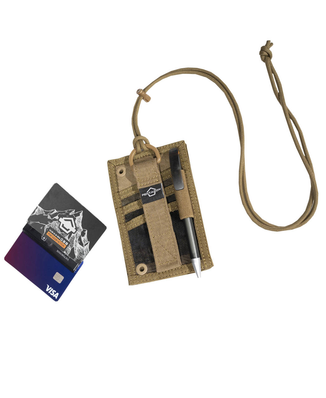 Tactical ID Card Holder, Coyote