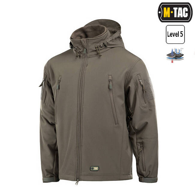  SOFTSHELL JACKET WITH LINING, OLIVE - M-TAC