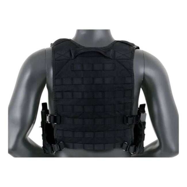 8FIELDS BLACK CHEST RIG TACTICAL VEST