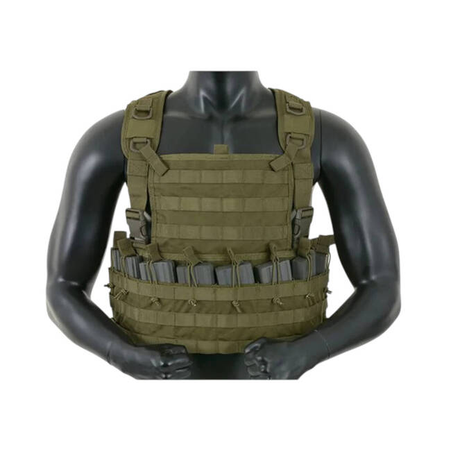 8FIELDS OLIVE CHEST RIG TACTICAL VEST