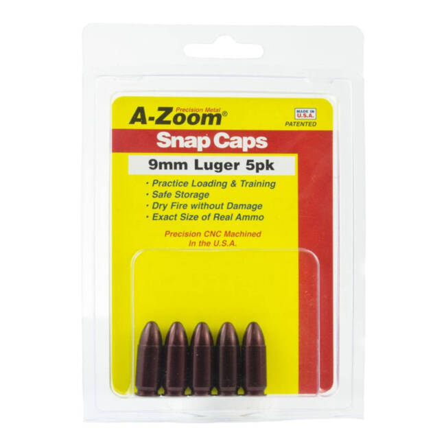 9MM CAL. ALUMINUM TRAINING PERCUSSION CARTRIDGE - A-ZOOM