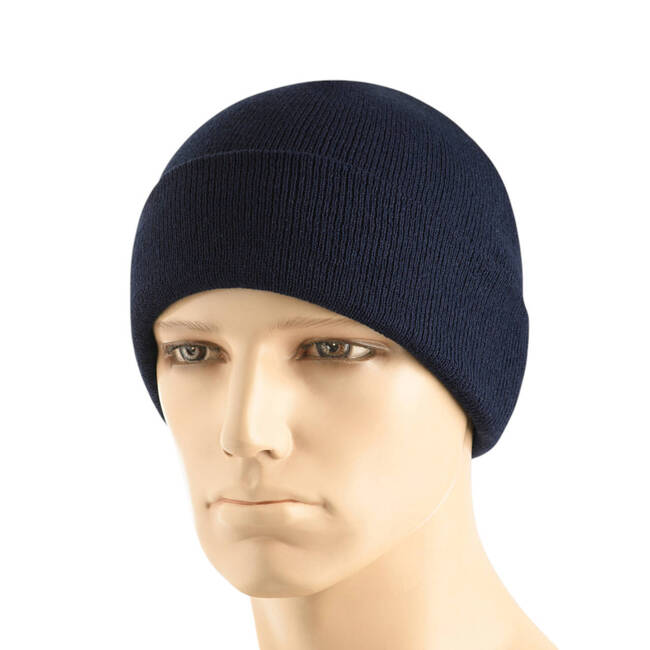 ACRYLIC FABRIC KNITTED WATCH CAP - DARK NAVY BLUE - M-TAC