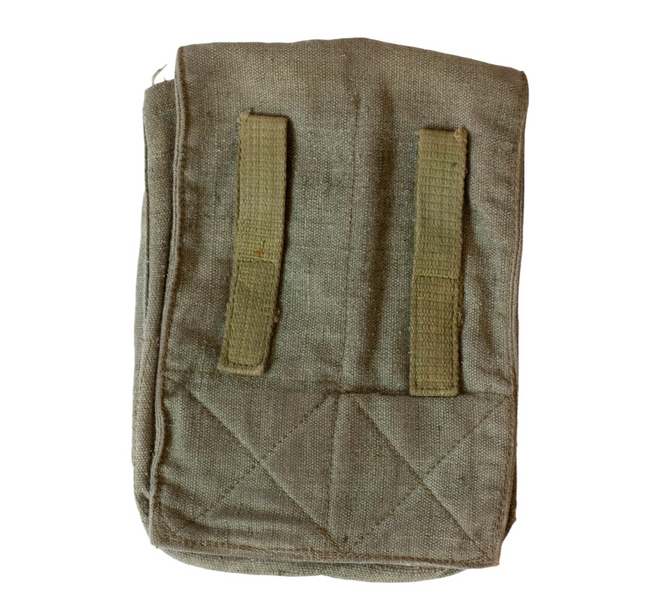 AK-47 MAGAZINE CARRIER WITH 4 COMPARTMENTS - MILITARY SURPLUS FROM ROMANIAN ARMY - VARIOUS SHADES - USED