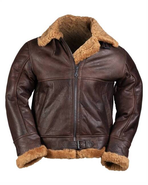 AMERICAN LAMBSKIN AVIATOR BOMBER JACKET B46 - MIL-TEC