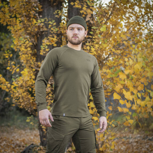 ATHLETE RAGLAN BLOUSE - ARMY OLIVE - M-TAC