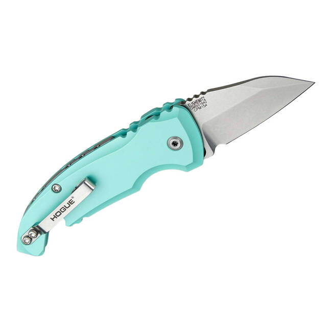 AUTOMATIC KNIFE A01 MICROSWITCH COMPACT WHARNCLIFFE AQUAMARINE - HOGUE