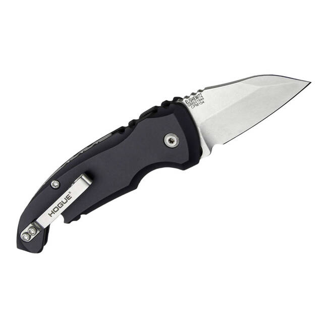 AUTOMATIC KNIFE A01 MICROSWITCH COMPACT WHARNCLIFFE BLACK - HOGUE