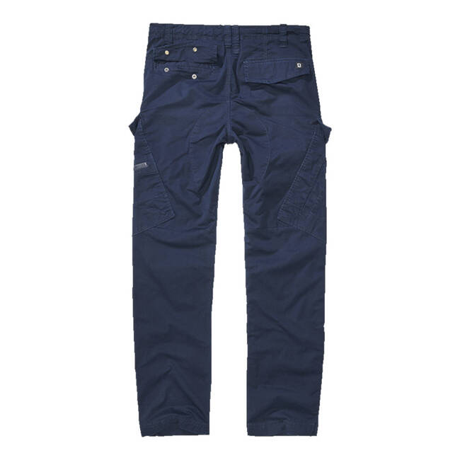 Adven Slim Fit Trousers navy blue