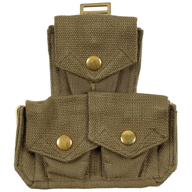 Ammo Pouch - Military surplus from the British Army - OD green - Used