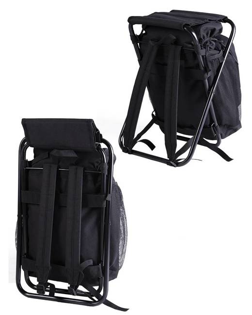 BACKPACK WITH CHAIR - BLACK - MIL-TEC