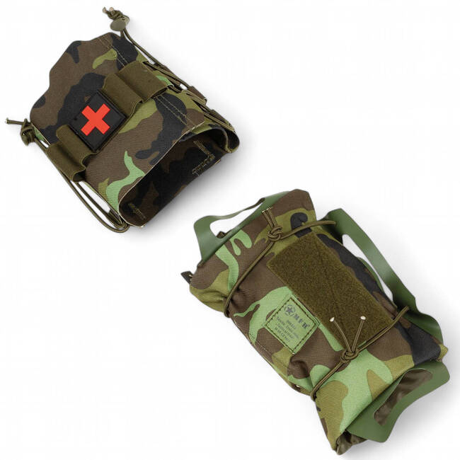 BAG, POUCH - FIRST AID -TACTICAL IFAK - MFH - BLACK