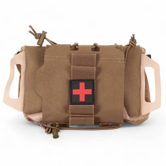 BAG, POUCH - FIRST AID -TACTICAL IFAK - MFH - BLACK