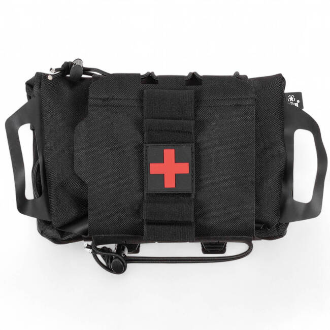 BAG, POUCH - FIRST AID -TACTICAL IFAK - MFH - BLACK