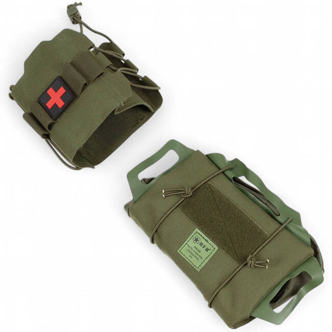 BAG, POUCH - FIRST AID -TACTICAL IFAK - MFH - BLACK