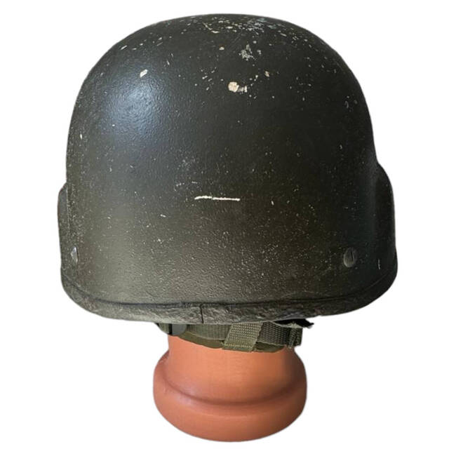 BALLISTIC HELMET PASGT - MILITARY SURPLUS ROMANIAN ARMY - GREEN OD - DECO