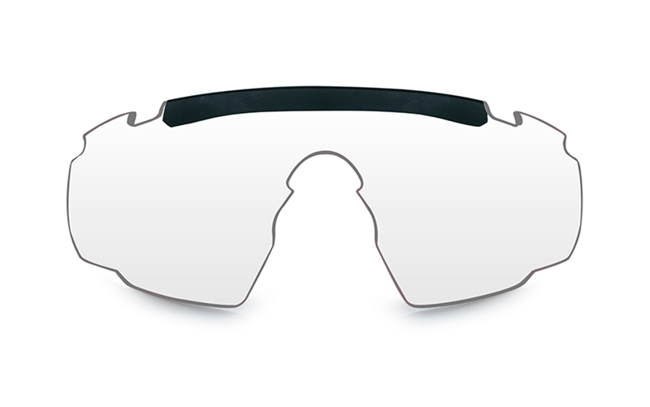 BALLISTIC SUNGLASSES - SABER™ ADVANCED MOD.317 - WILEY X - CLEAR/SMOKY GREY