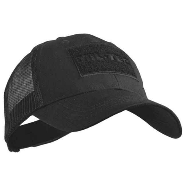 BASEBALL CAP - TRUCKER - BLACK - MIL-TEC