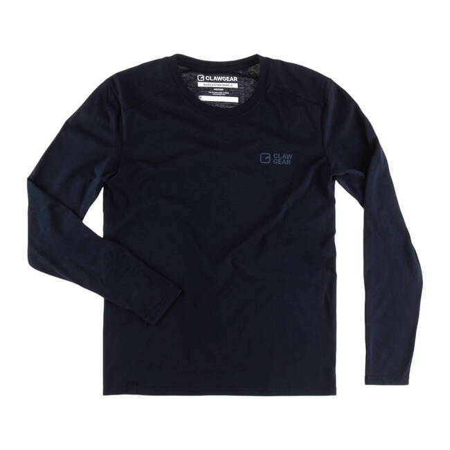 BASIC LONG SLEEVE T-SHIRT - N AVY - CLAWGEAR 