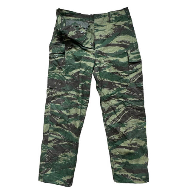 BDU FIELD PANTS - GREEK LIZARD CAMO - MILITARY SURPLUS - USED