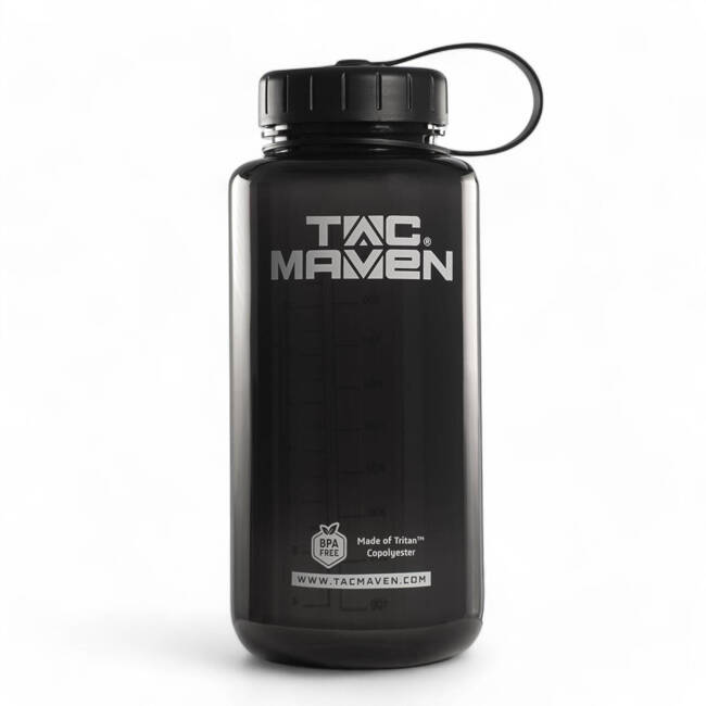 BPA-FREE WATER BOTTLE - NORMAN TRITAN - 1LT - BLACK - PENTAGON