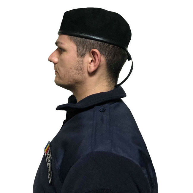 Black Beret without velcro insignia - MAPN (Technical) - leather edge