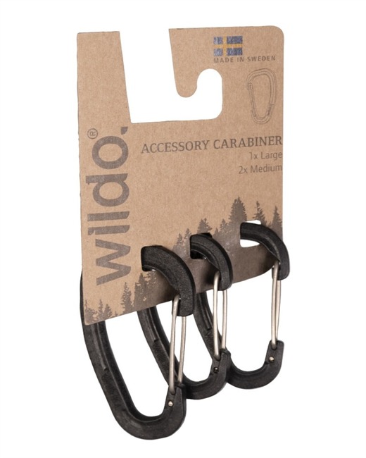 Black accessory carabiner set wildo®