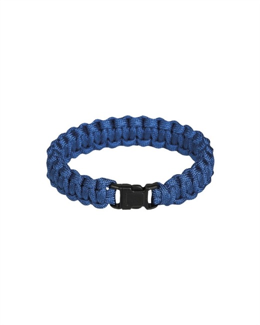 Blue 15MM PARA BRACELET W. PLASTIC CLOSURE