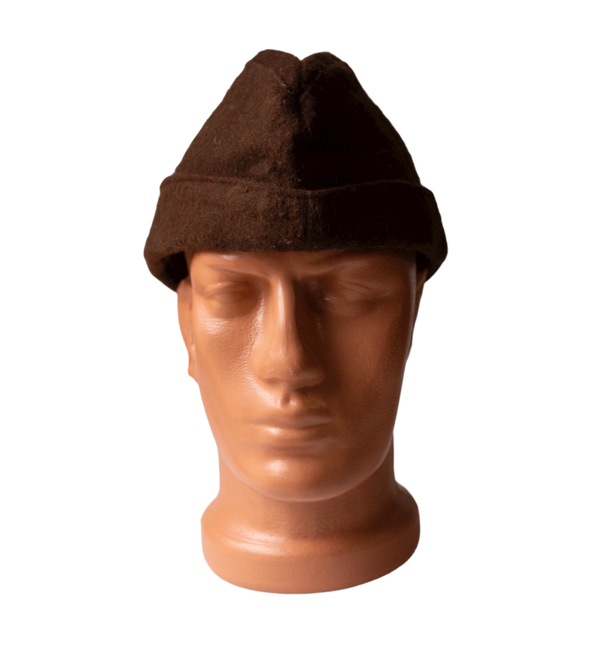 Bonnet, Romanian Army Surplus - Brown - Used