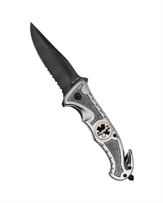 CAR KNIFE - "RESCUE" -  MIL-TEC® - SILVER