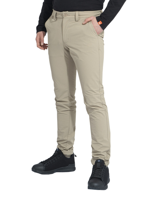 CHINO PANTS - "ALLURE " - PENTAGON® - GRAY - LENGTH 32″