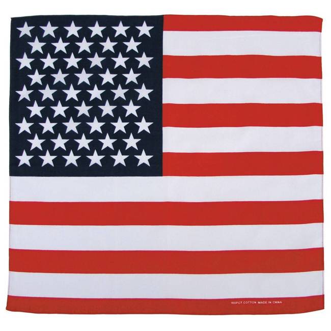 CLASSIC BANDANA - 55 x 55 CM - MFH® - USA FLAG