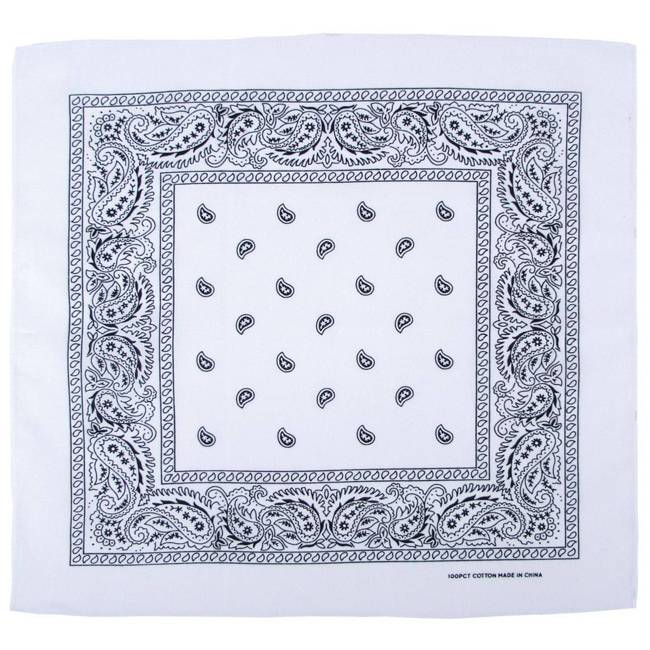 CLASSIC BANDANA - 55 x 55 CM - MFH® - WHITE