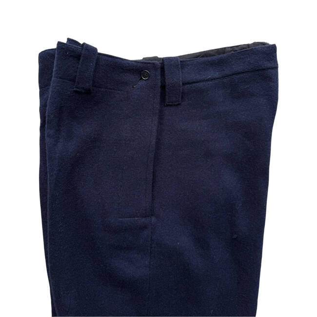 CLOTH TROUSERS - AVIATION - MILITARY SURPLUS ROMANIAN ARMY - NAVY BLUE - LIKE NEW