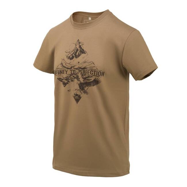 COTTON T-shirt (Mountain Stream) - U.S. Brown - Helikon Tex