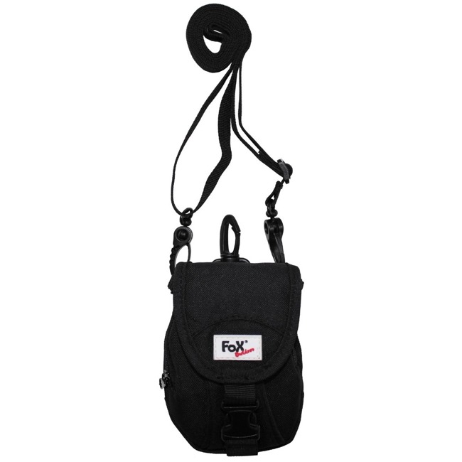 Camera Pouch, small, black, 11,25 x 7,5 x 3 cm