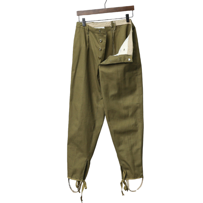 Cotton Pants - Romanian Military Surplus - Olive - New