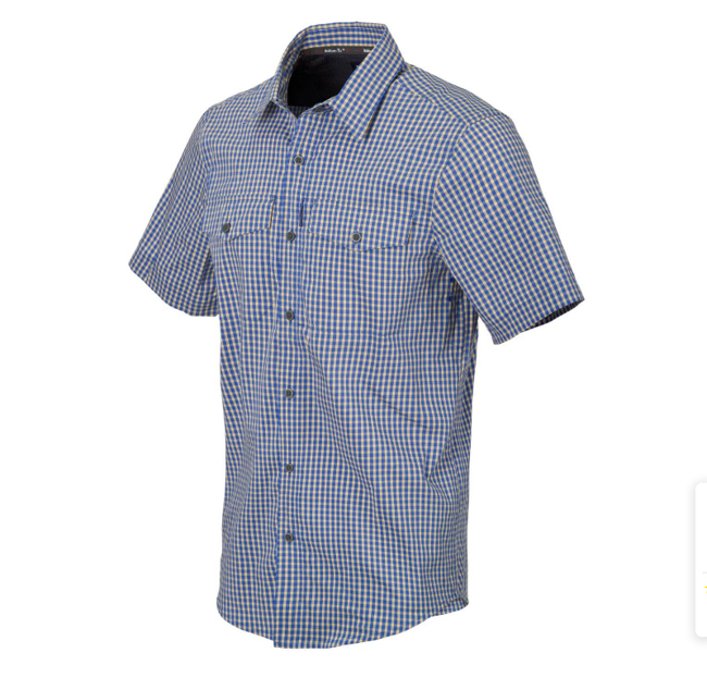 Covert Concealed Carry Short Sleeve Shirt - Blue