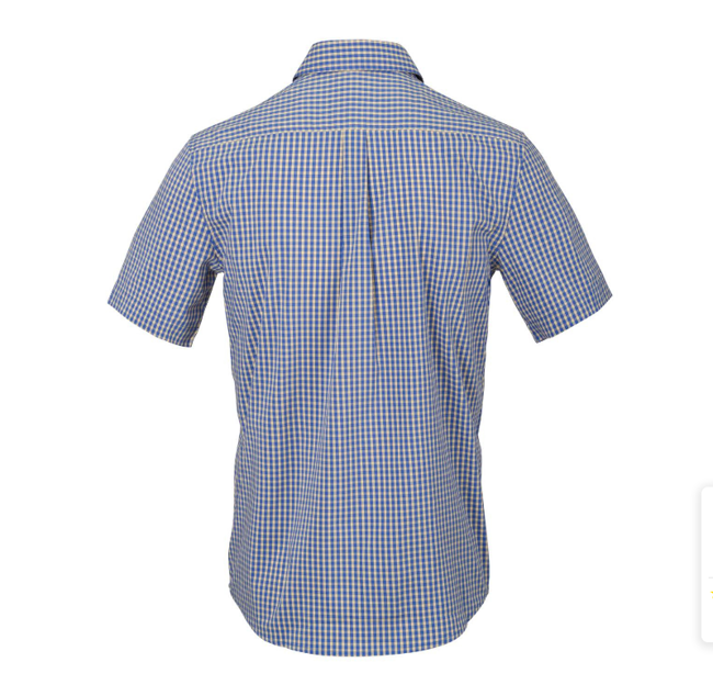 Covert Concealed Carry Short Sleeve Shirt - Blue