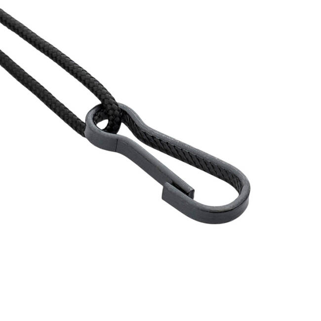 D-Ring Safety Cable - Black - M-Tac 