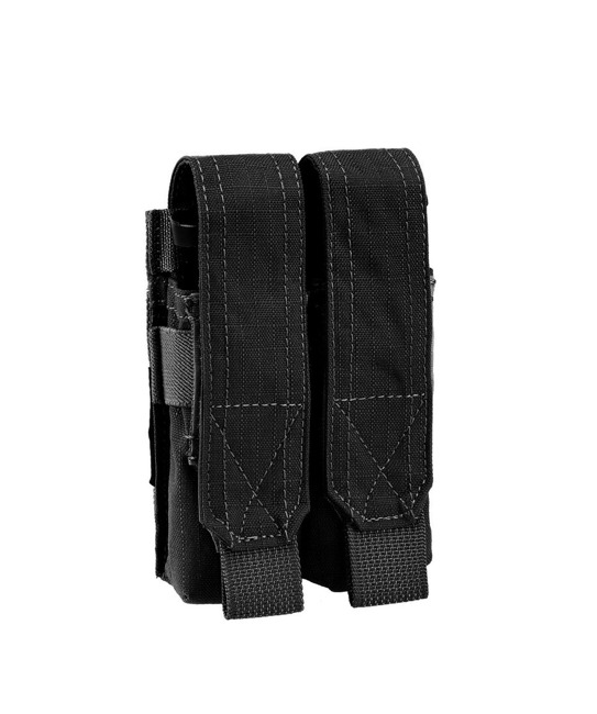 DOUBLE POUCH - FOR PISTOL MAGAZINES - CAL. 9 mm - DEFCON 5® - BLACK