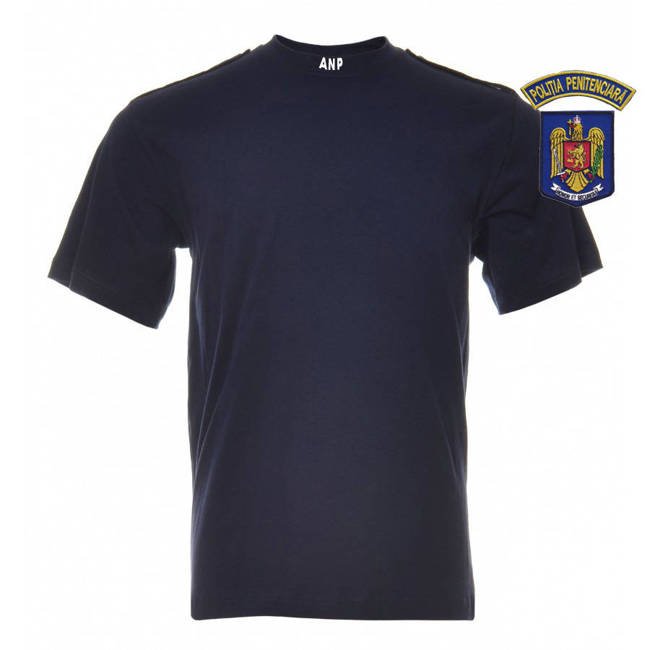 Dark blue shirt with epaulets for ANP