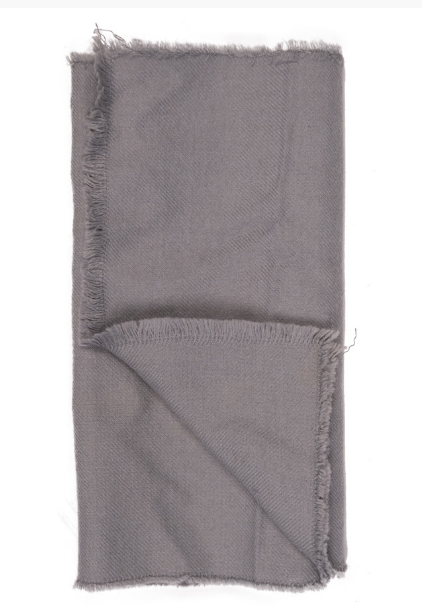 EAST GERMAN GREY SCARF USED