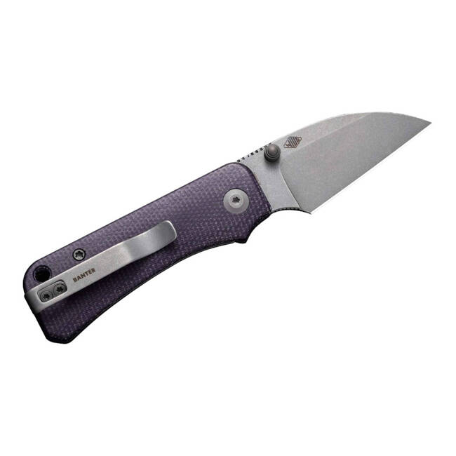 EDC KNIFE BABY BANTER WHARNCLIFFE MICARTA PURPLE - CIVIVI