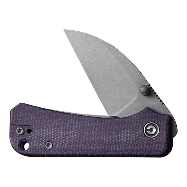 EDC KNIFE BABY BANTER WHARNCLIFFE MICARTA PURPLE - CIVIVI