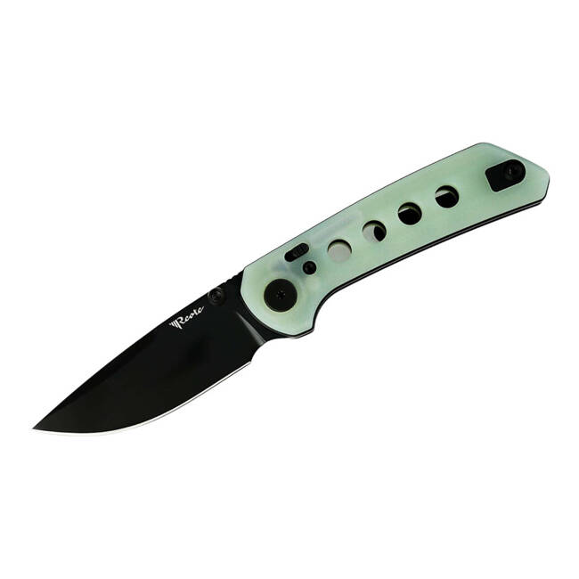 EDC KNIFE PL-XT G10 JADE PVD BLACK - REATE